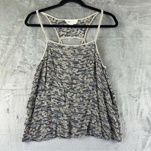 Anthropologie Lilka Tank Top Women's M Multicolor Silk Sheer